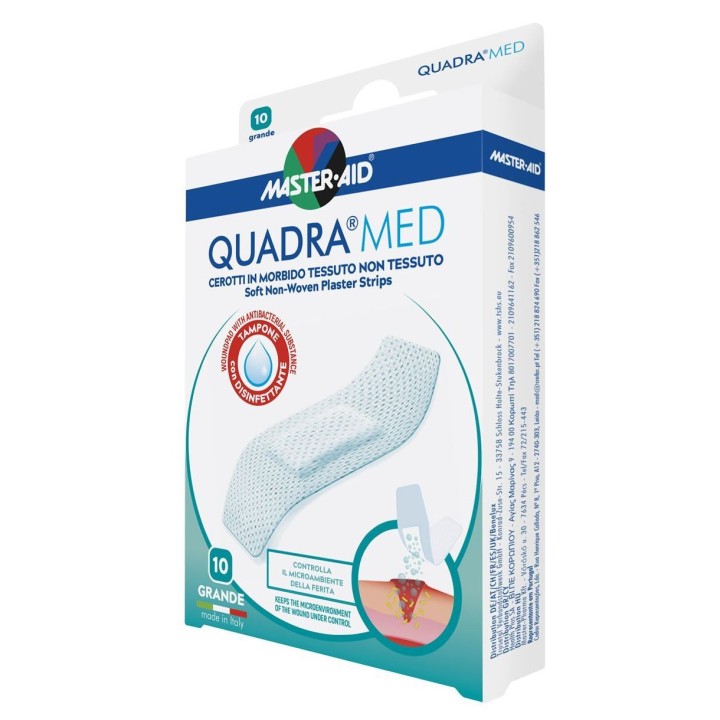 Master Aid Quadra Med Plasters 10Xsuper