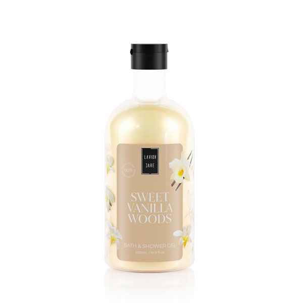 Lavish Care Bath & Shower Gel Sweet Vanilla Woods 500Ml