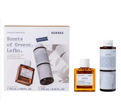 Korres Set Lefko Edt 52Ml And Sg 250Ml, Set