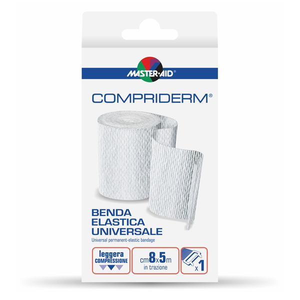 Master Aid Compriderm Elastic, Bandage, 5M X 8Cm