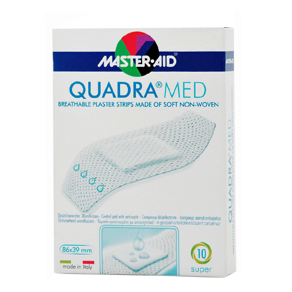 Master Aid Quadra Med 010.03 Plasters 10Xsuper