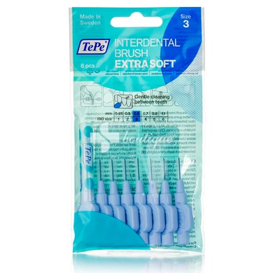 Tepe Inter. Brushes X-Soft Blue 0.6Mm