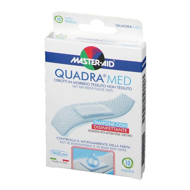 Master Aid Quadra Med Extra 10Plasters