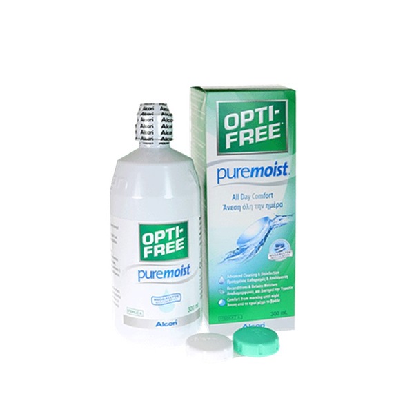 Opti-Free Pure Moist (+Free Pure Moist), Solution, 300Ml+90Ml