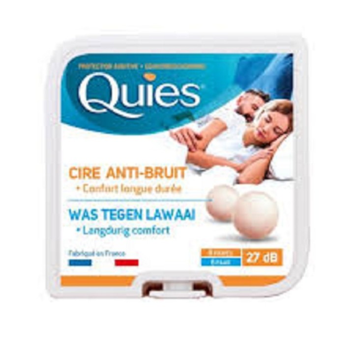 Quies Earplugs Pure Wax 8X