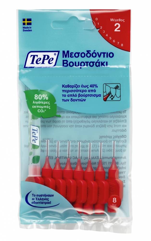 Tepe Interdental Red Brush 8 X 0.5Mm / S2