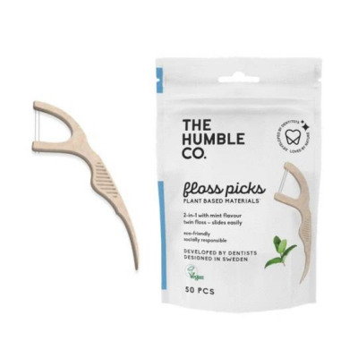 The Humble Co. Dental Floss Picks, 50Pcs