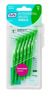 Tepe Angle Green S/5 Brush, Interdental, 6 X 0.8Mm