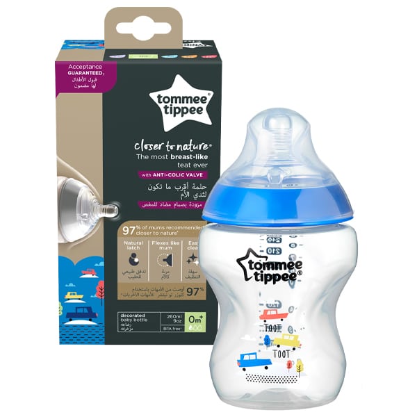 Tommee Tippee Bottle Mono 1X260Ml 0M+