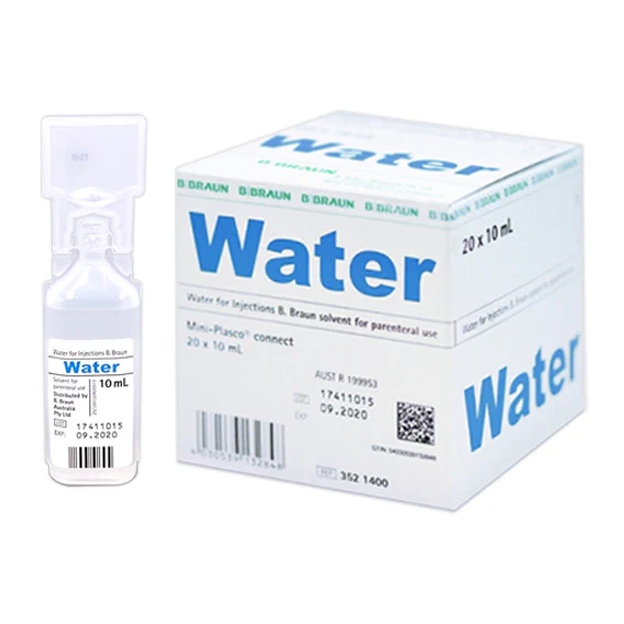 Water For Injection 5 Ampoules X 10Ml