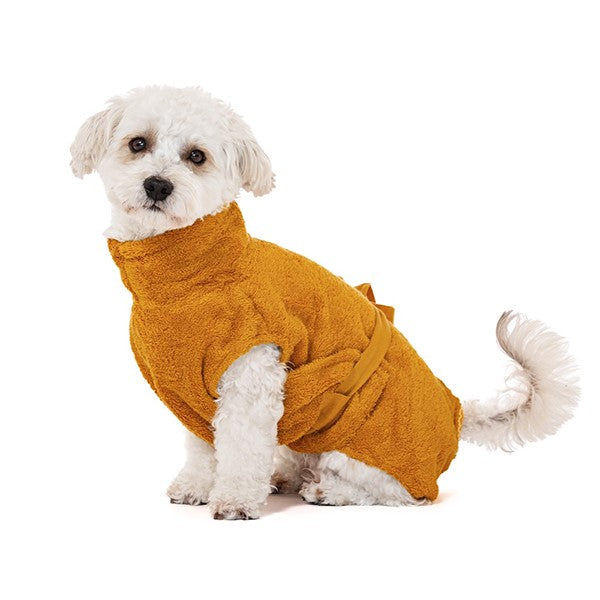 Lills Dog Bathrobe Organic Cotton Amber 3Xs