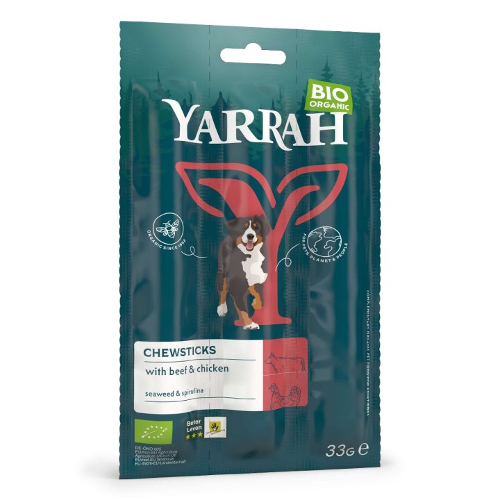 Yarrah Bio Dog Chewsticks 33G
