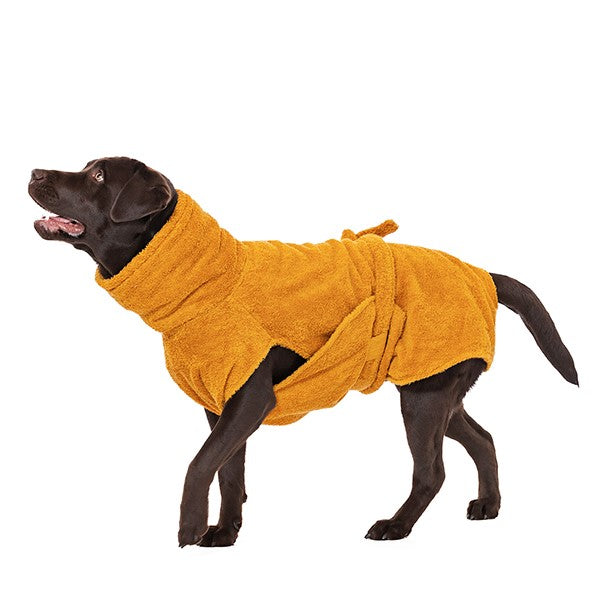 Lills Dog Bathrobe Organic Cotton Amber Xl