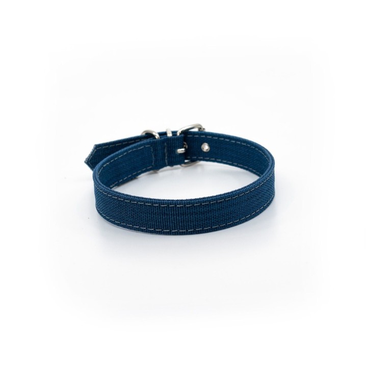 Project Blu Zambezi - Eco-Fabric Dog Collar S