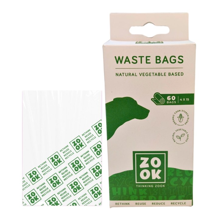 Zook Natural Vegetal Based Poo Bags Bags