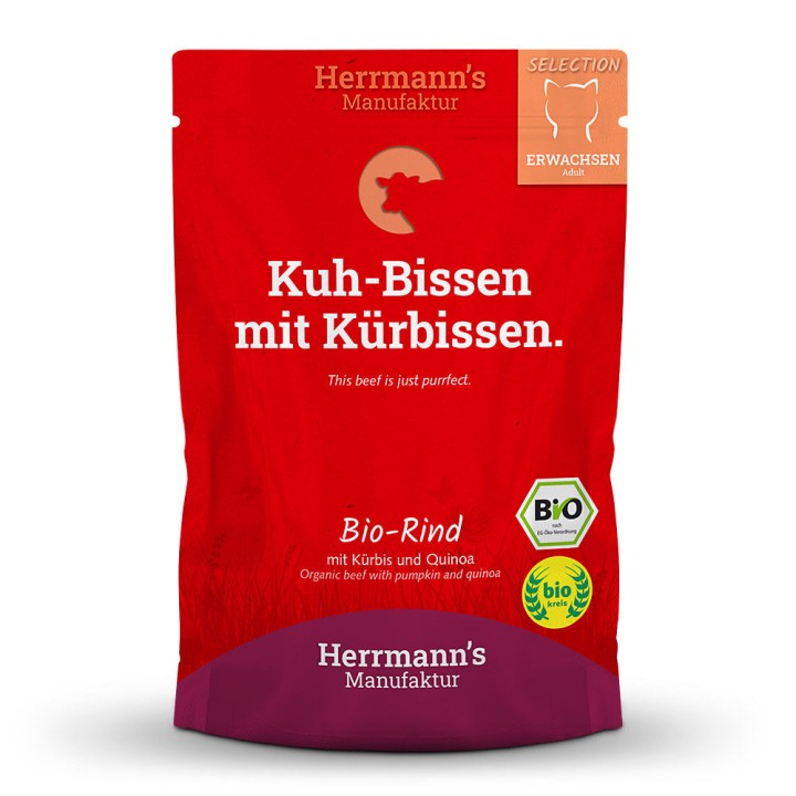 Herrmann Bio Beef With Pumpkin And Quinoa 100G