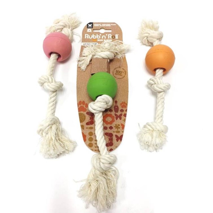 Martin Sellier Rubb N Rope Ball + Rope Rope