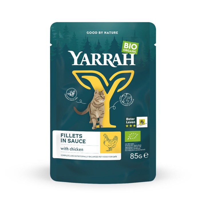 Yarrah Bio Chicken Cat Fillets In Sauce 85G
