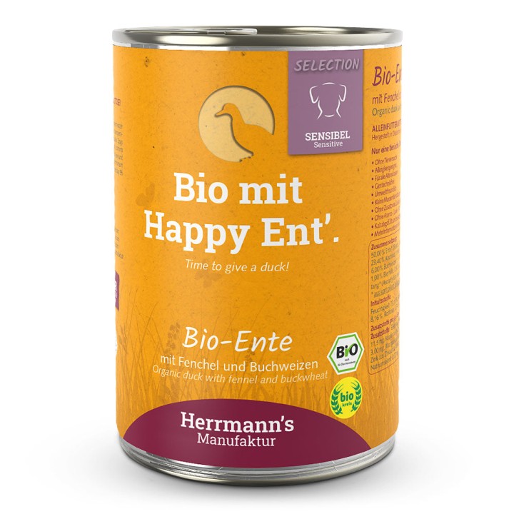 Herrmann Bio Duck With Fennel And Buckwheat Dog 800G