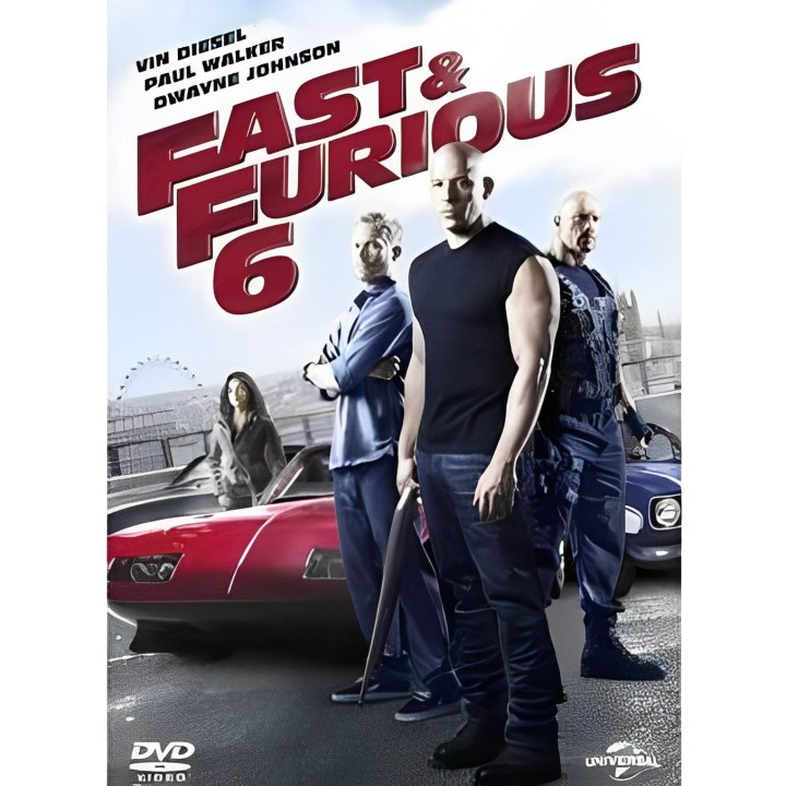 Fast & Furious 6 - Vin Diesel - 2013 - DVD Video (Used - Like New)