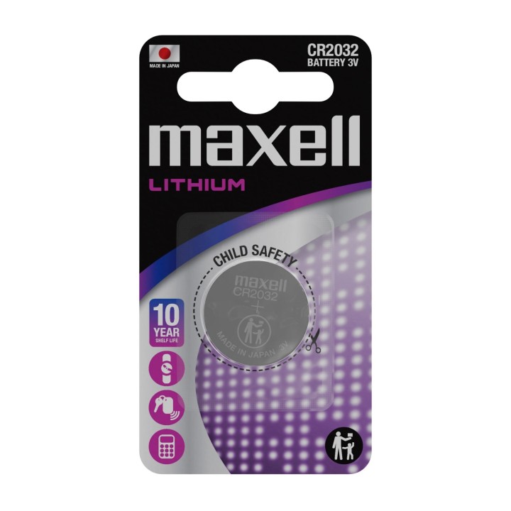 MAXELL BATTERIES CR2032 1PC BLIST PK (BRAND NEW)