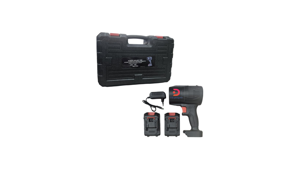 636C1#M1®Power Violent Fan 21V Handheld Blower with 2 Batteries and Carrying Case