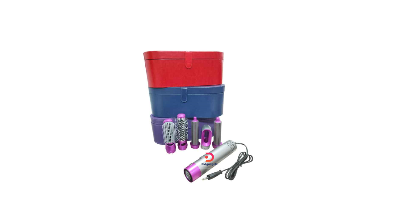 700W7#DM®Hair Styling Device Set with Accessories – Purple