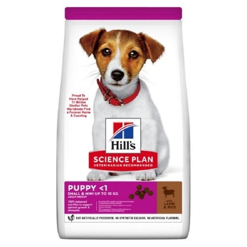 Hills Puppy Small & Mini <1 Lamp & Rice 1.5Kg