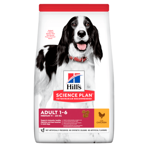 Hills Adult Medium 1-6 Chicken 14Kg