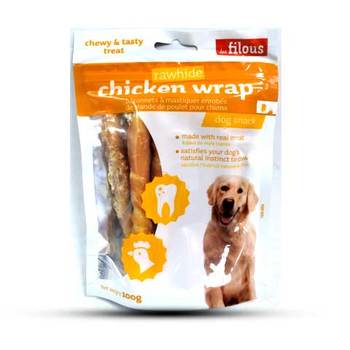 Les Filous Delicious Snacks For Dogs Dental Chicken 100G