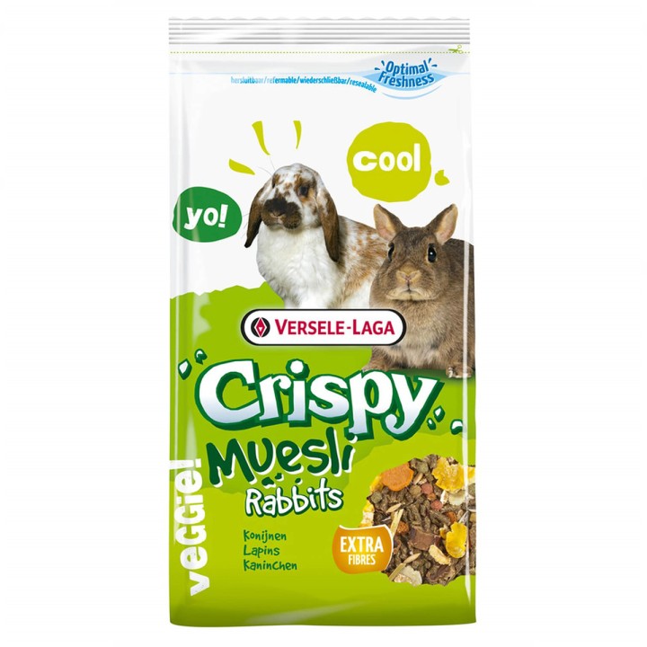 Versele-Laga Crispy Muesli Rabbits Extra Fibres 1Kg