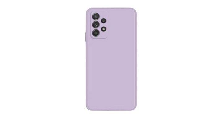 Purple Silicone Case for Samsung Galaxy A73 5G– Slim & Protective