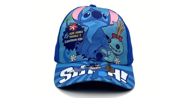 Stitch Cap Experiment 626 – Cartoon Kids Hat Blue
