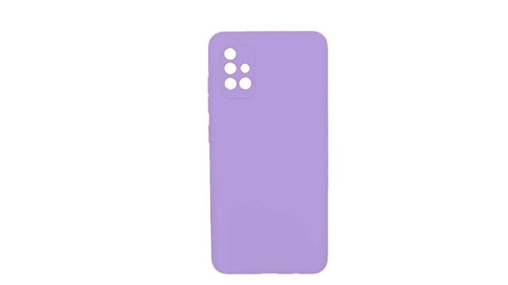 Purple Silicone Case for Samsung Galaxy A51– Slim & Protective