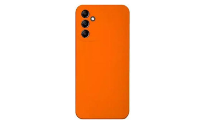 Orange Silicone Case for Samsung Galaxy A25 – Bright & Protective