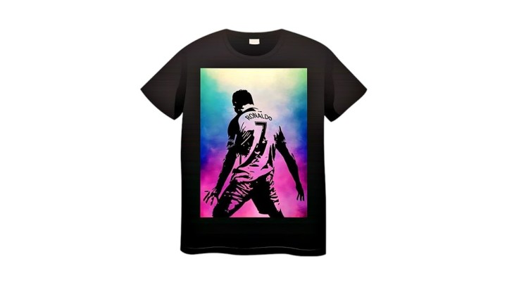Ronaldo T-shirt 3-4 size black