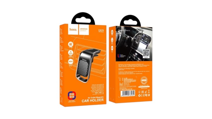 🧲 HOCO CA74 Magnetic Car Holder | Air Outlet Mount – Strong Grip, Universal Design