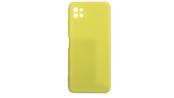 Yellow Silicone Case for Samsung Galaxy A22 5g– Slim & Protective