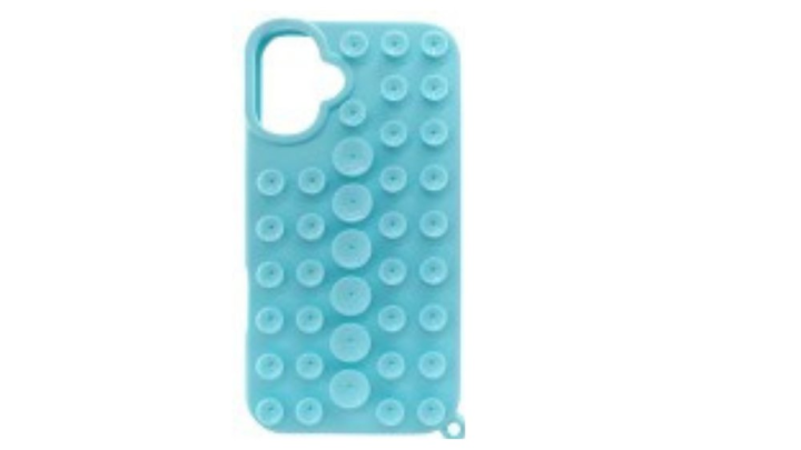 Light blue Suction cup soft cover case 15