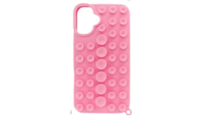Pink Suction cup soft cover case 15