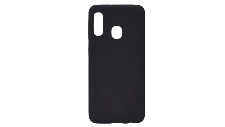 Black Silicone Case for Samsung Galaxy A20E– Slim & Protective