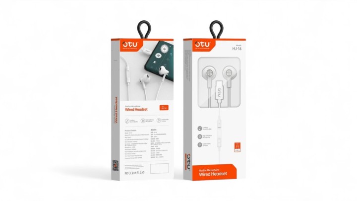 OTU HJ-14 Wired Earphones (Type-C White)