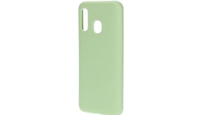 Green Silicone Case for Samsung Galaxy A20E– Slim & Protective