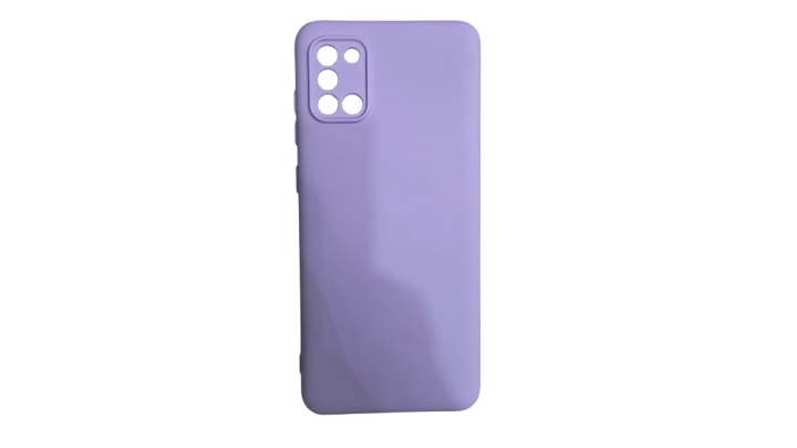 Purple Silicone Case for Samsung Galaxy A31– Bright & Protective