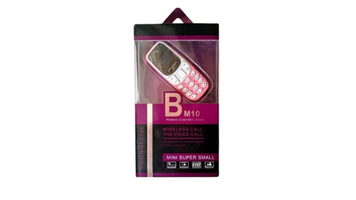 L8STAR BM10 Mini Dual SIM Mobile Phone with Buttons Pink