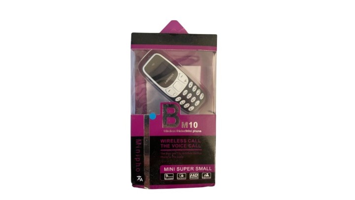 L8STAR BM10 Mini Dual SIM Mobile Phone with Buttons Black