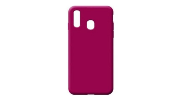 Burgundy Silicone Case for Samsung Galaxy A20E– Slim & Protective