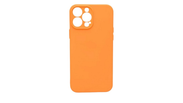Orange Silicone Shockproof iPhone 16 promax Case