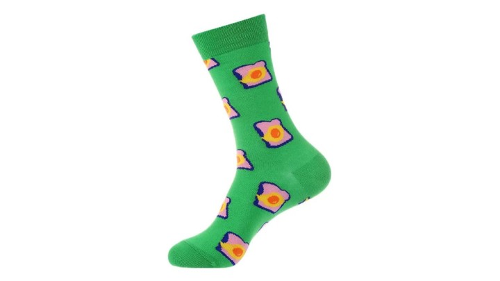 Toast with Fried egg Socks