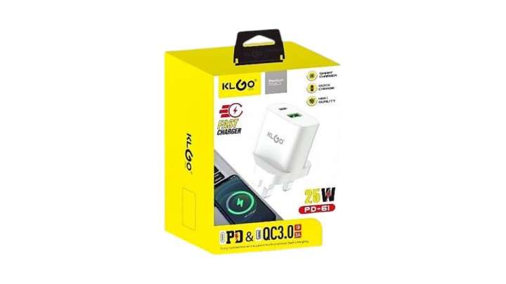 Fast charging adaptor 1usb 1 type c